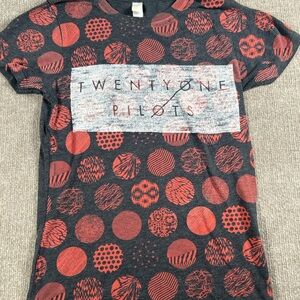 Twenty Graphic Tee - Black and Red